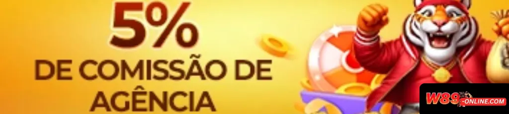 Banner promocional do W89 Cassino com bônus de boas-vindas.